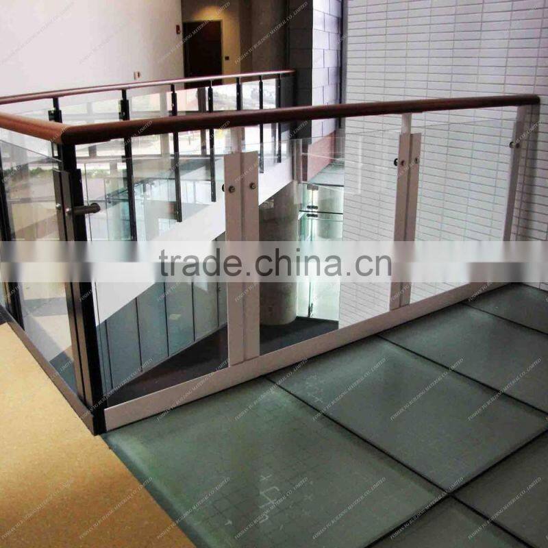 Indoor Frameless Tempered Glass Balustrade YG-B1117