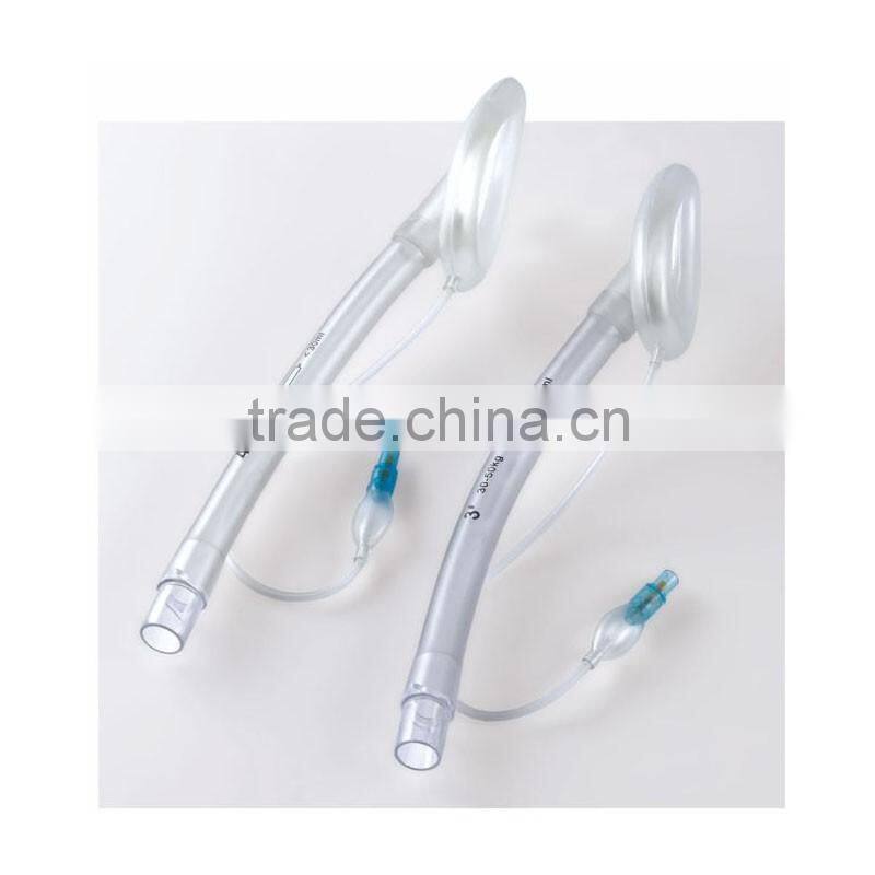 Flexible PVC single use laryngeal mask airway with reinforce wire