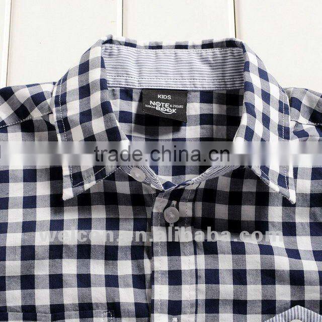 latest fashion design brand OEM long sleeve kids shirt kid wear kids clothes