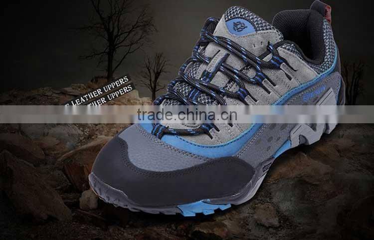 Short Blue Trendy Hiking Boot for Outdoor