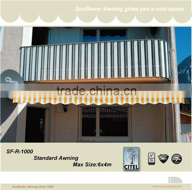 outdoor furniture Window retractable awning