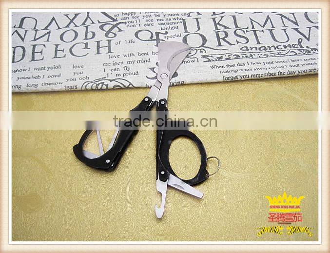 Double stainless steel cigar scissors