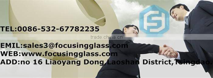 Custom clear blank tempered glass drink coaster