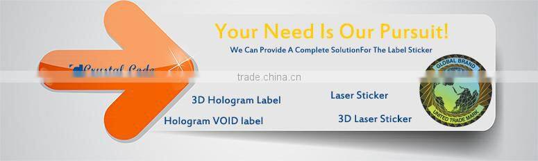 Cheap custom made 3d security transparent laser Hologram sticker label, Anti-counterfeit anti-fake anti-theft adhesive sticker