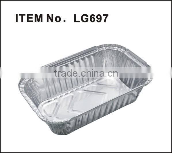 foil containers 750ml aluminium foil tray with lid shrimp food package