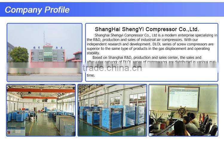 Dry oil-free screw compressor series safe and reliable