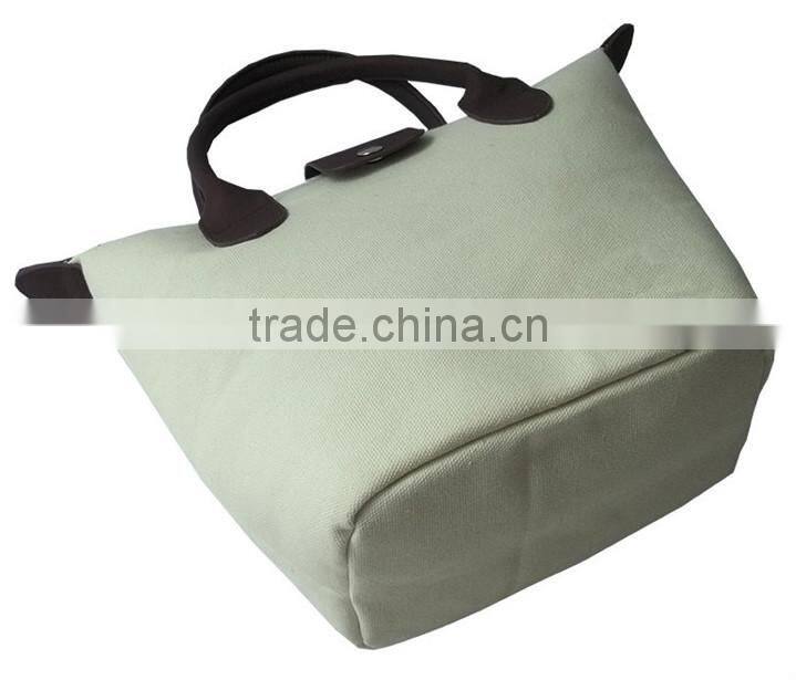 Thicker Handle 16 N Canvas Promotion Insulated Lunch Cooler Bag