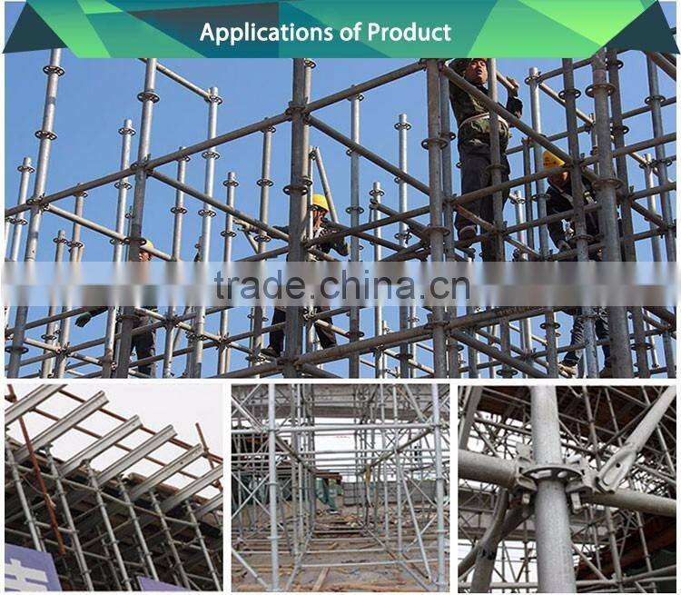 Factory delivering ringlock scaffold system scaffolding pipe