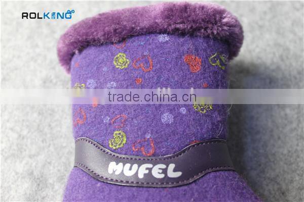 kids' winter warm wool felt shoes