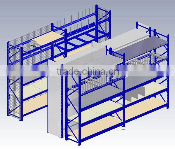Medium weight stainless bin racks