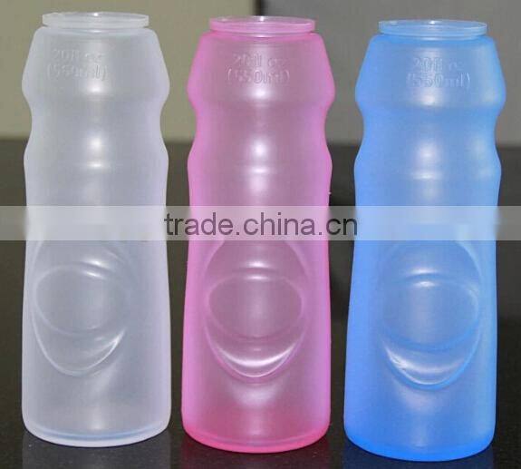 Christmas ornament silicone foldable water bottle/hot water bottle silicone/plastic drinking bottle