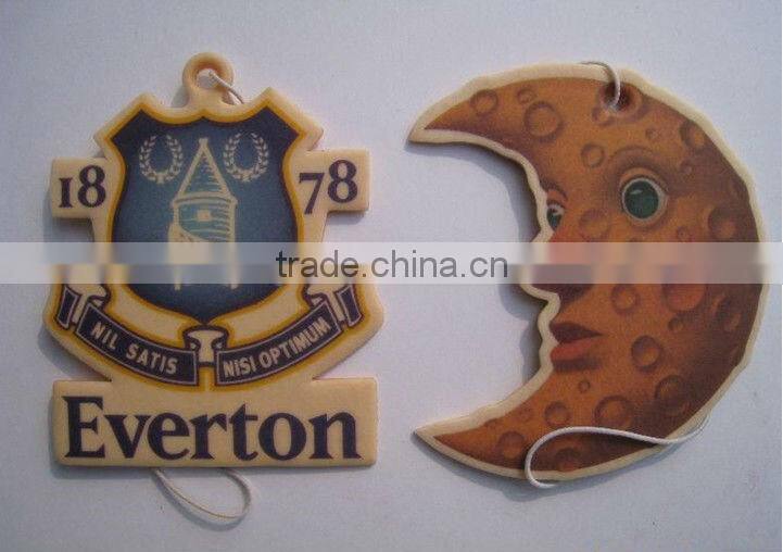 Guangzhou factory hanging air freshener , printing your artwork car air fresheners