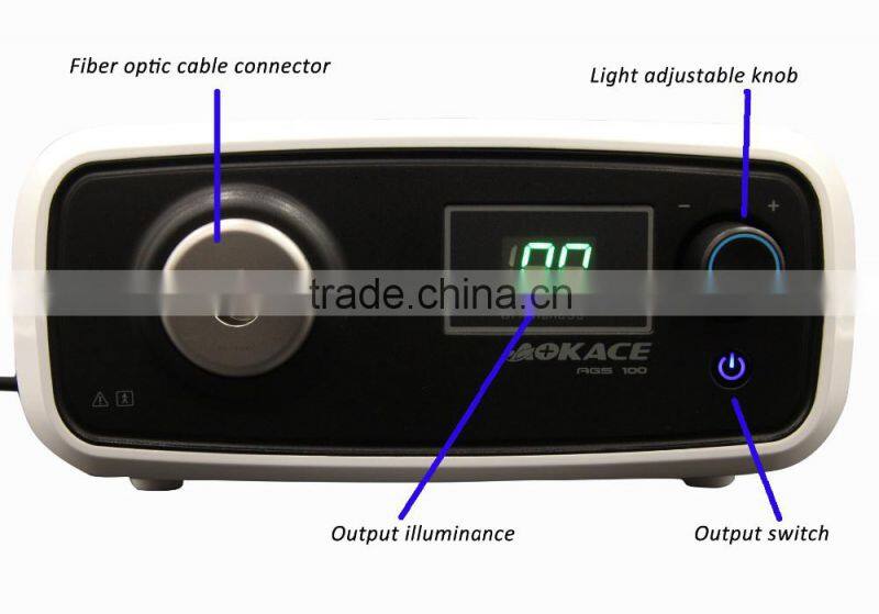 CE Approved Portable oral endoscopy led light source