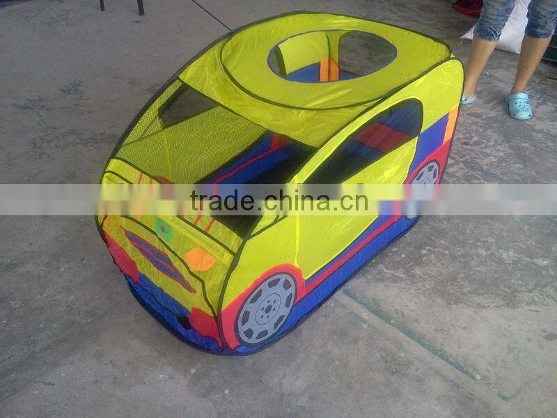 Car shape pop up child play tent
