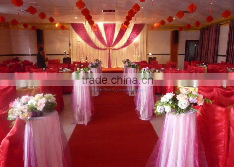 20*275cm In Stock Wedding Organza Cheap Wedding Chair Cover Sashes Sash Party Banquet Decoration Bow Colours
