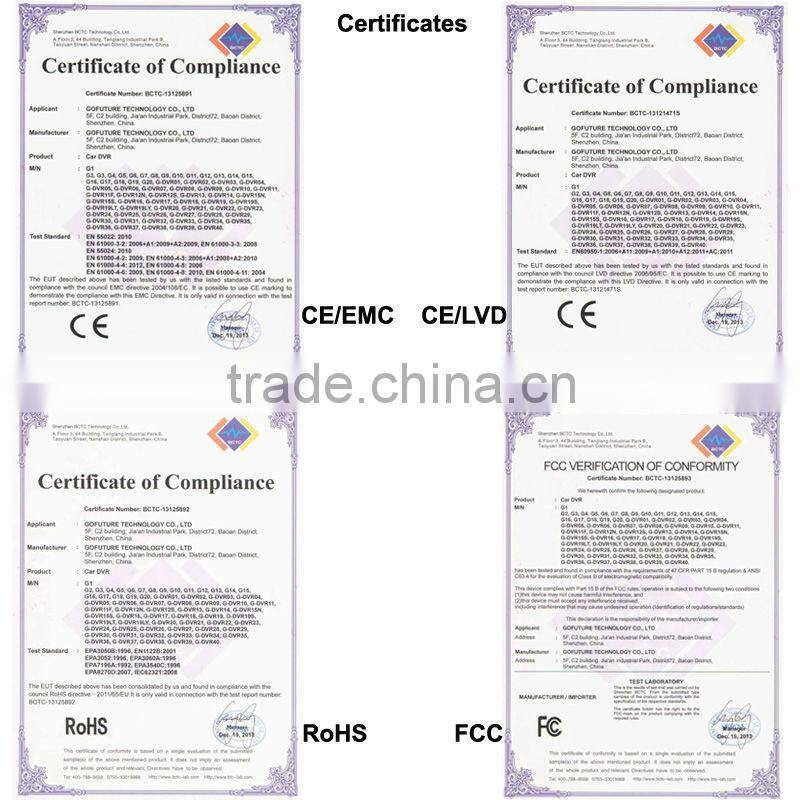 1080P HD wifi hidden camera/ car night vision front camera