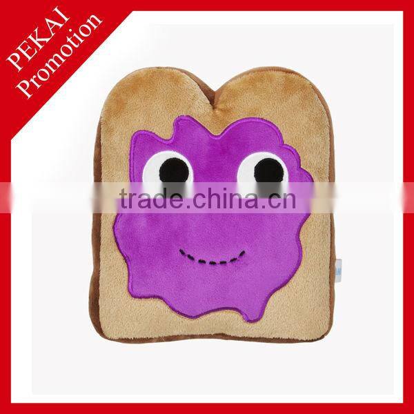 Round shaped embroidery design back cushion