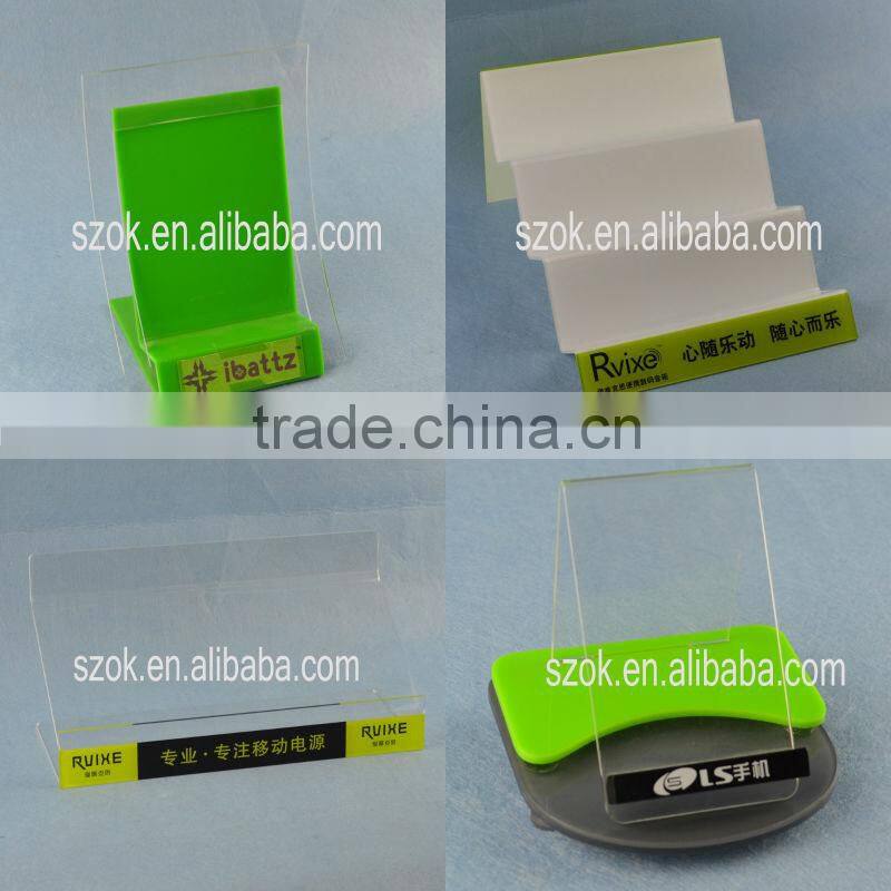 Acrylic modern colored kitchen ceramic knife block set