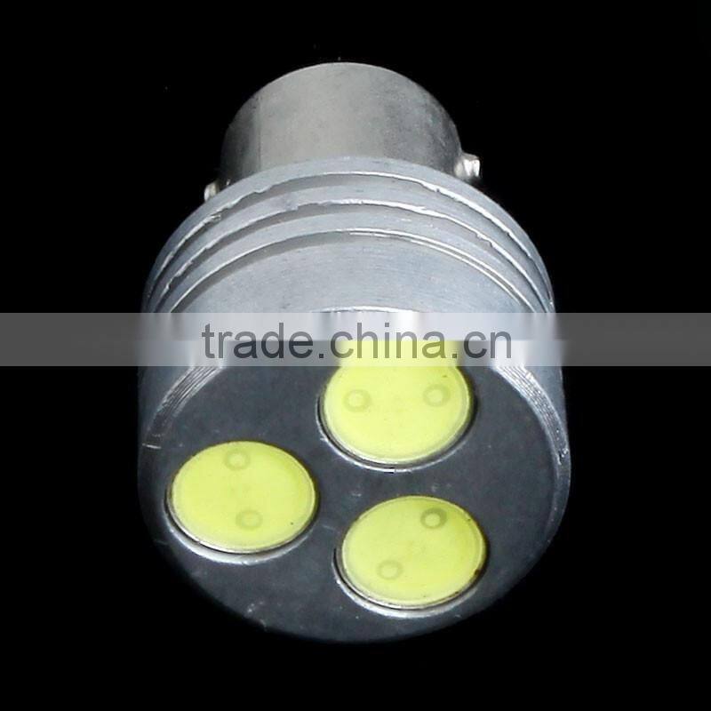 1156 BA15S 3 SMD LED White Turn Tail Brake Stop Light Bulb Lamp