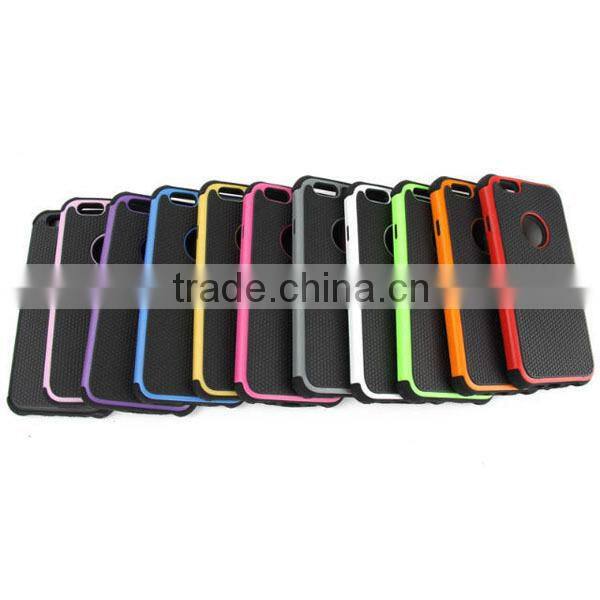 for iPhone6 plus 5.5" pc and silicone covers with football lines