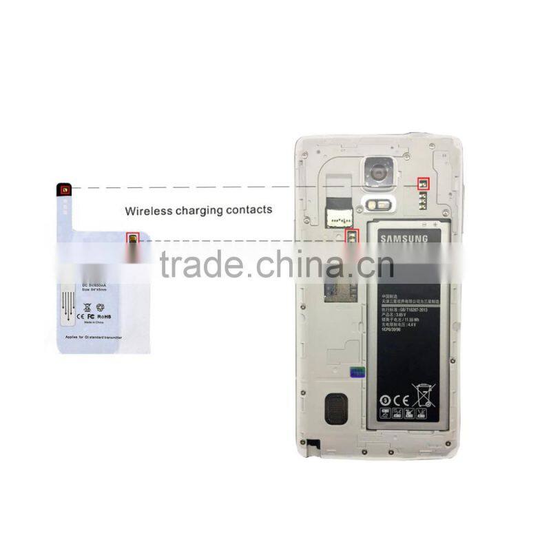 Qi Wireless Charger Receiver Charging Adapter Receptor Receiver Coil for Samsung Galaxy Note 4