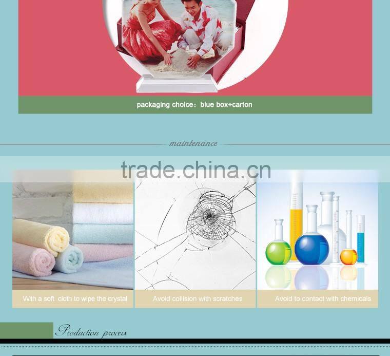 Yiwu Factory Sale Digital Crystal Framed Octagon Crystal