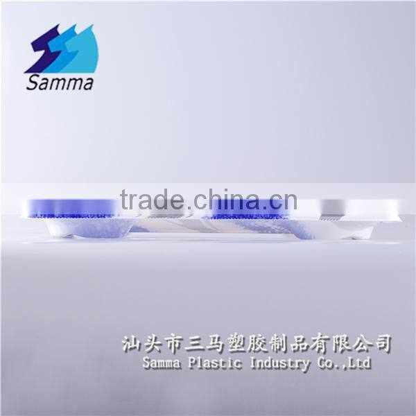 KW-0007ZC-B Plastic food tray with lid