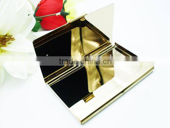 High quality mirror polished stainless steel business name card holder