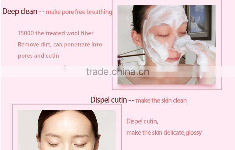 Long Handle Simple Cute Facial Cleaning Brush