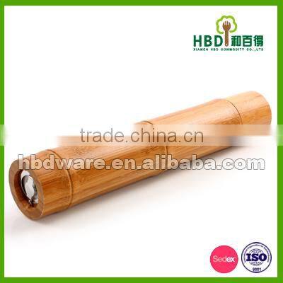 Natural bamboo pepper and salt grinder, pepper salt set