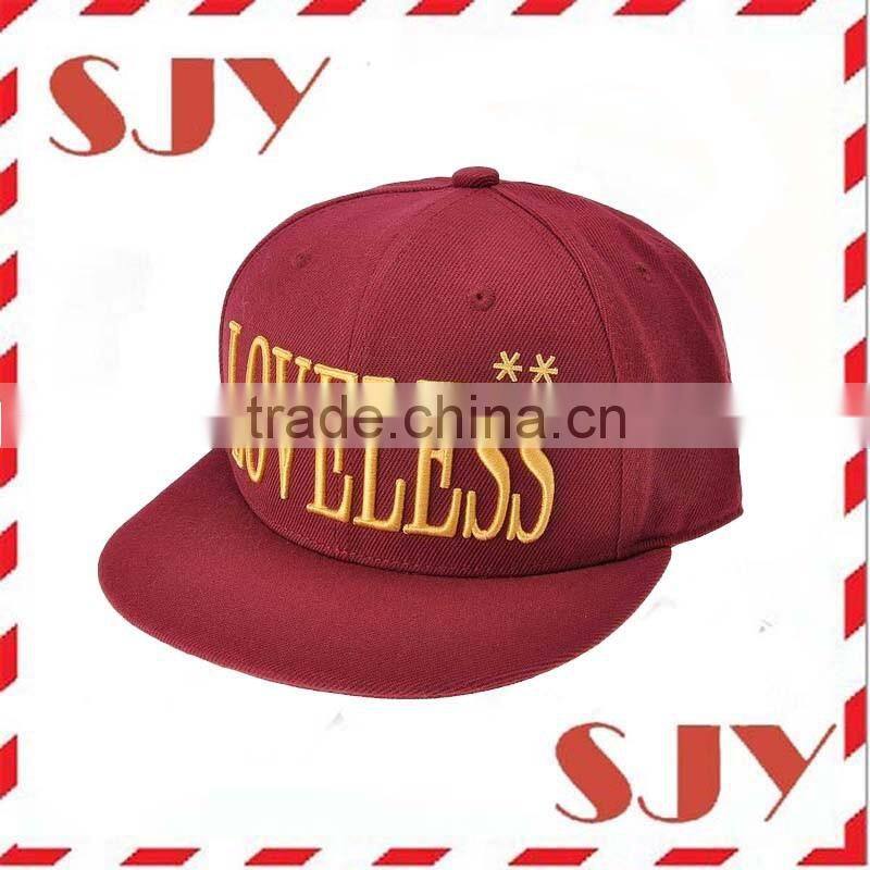 OEM classic pattern 3D embroidery 100% cotton low minimums snapback hat