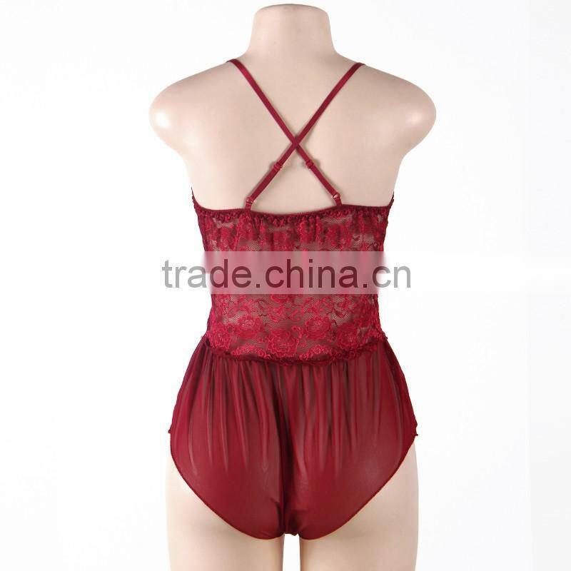 New design lastest fashion matrue fat women plus size sexy lingerie