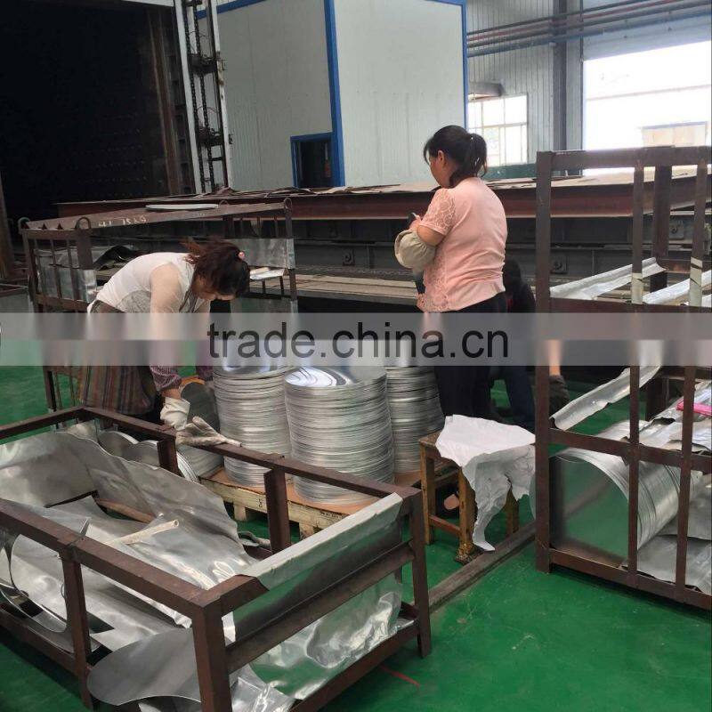 Aluminium circle for fry pans cookware