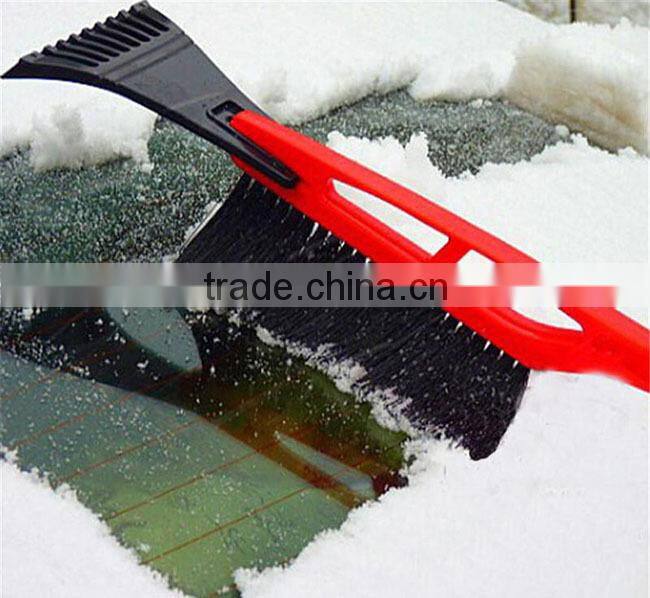 Heavy duty ice scraper and brush, removing snow long handle ice scraper