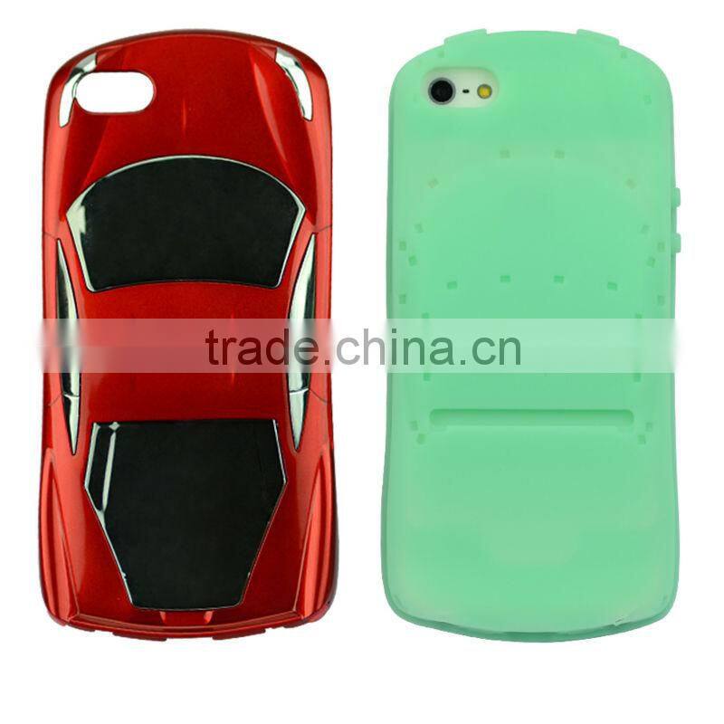 New style racing car hybrid combo phone case accessories for iphone 5