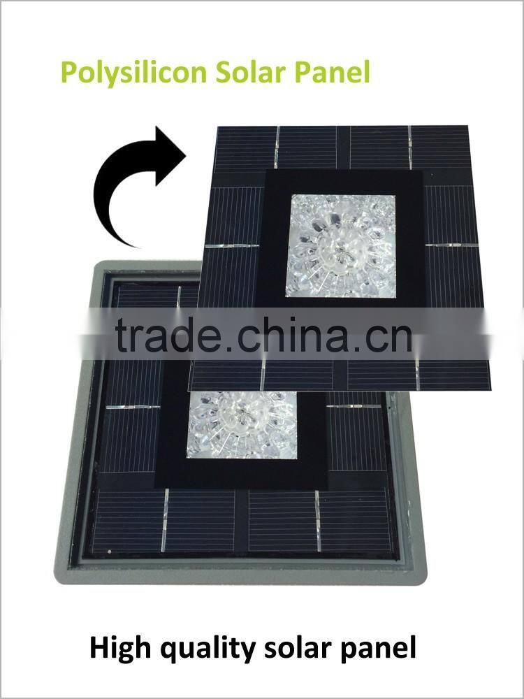 2016 red all in one plaza solar glass grave light