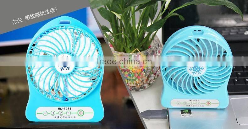 dc 5v plastic rechargeable usb led message fan small desk fan table fan