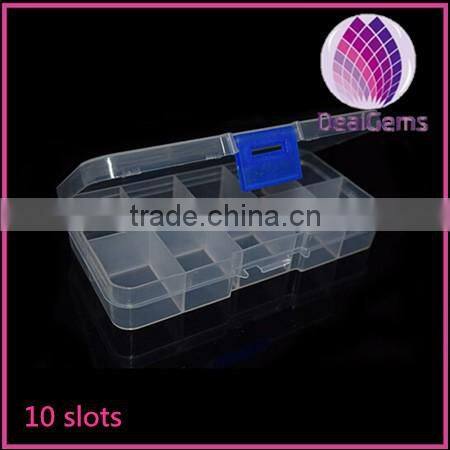 diy jewelry tools 10/15 slots plastic case for loose beads wholesale price