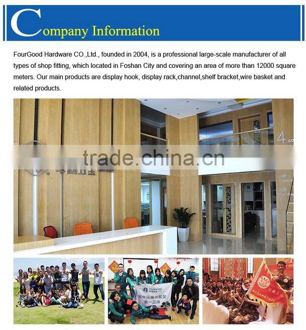 wholesale Shopfittings metal chrome bracket for glass shelf