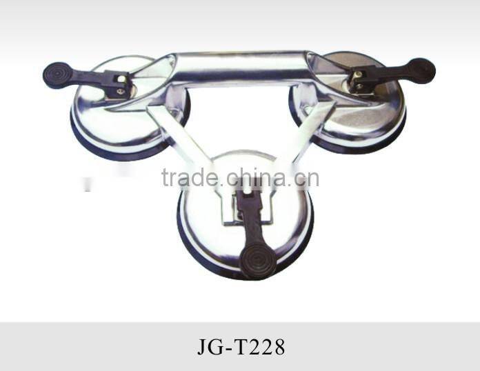 Three claws aluminum alloy rubber plate glass sucker