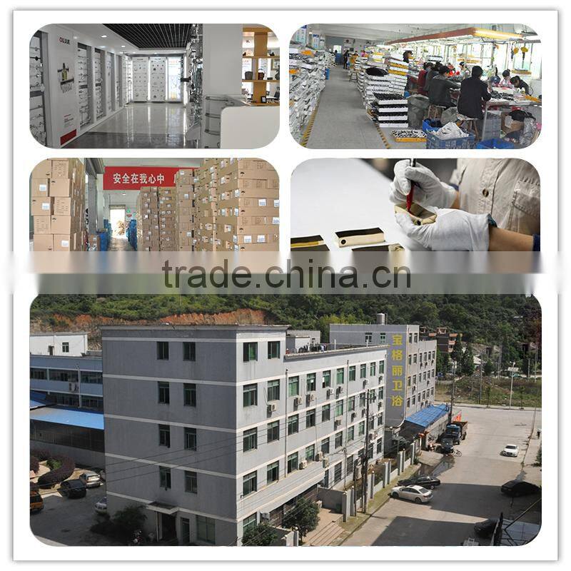 2015news 20838 BAOGELI Zinc alloy and ceramic luxury bathroom design rubber painting finishing tumbler holders