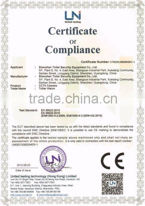 Sony 700TVL CCTV Camera with OSD Outdoor Waterproof Security WDR CCD IR Camera with 6mm CS lens(TL-IR010)