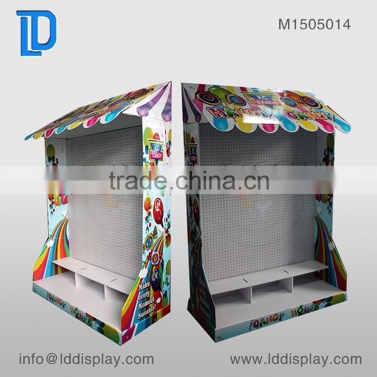 pop up cardboard customized display stands for supermaket products' promotion