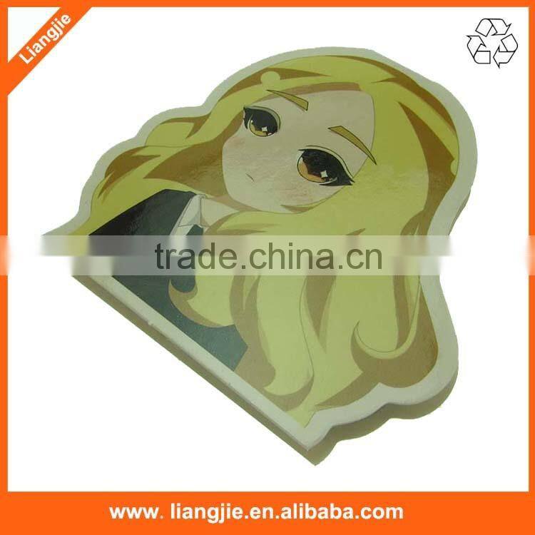 Lovely Girl Die-cut Memo Pad Sticky Notepad