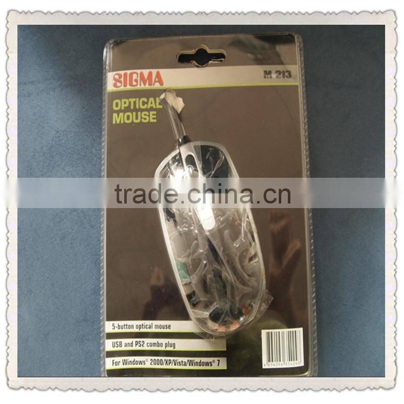 2015 Hot-sale Plastic Blister Packaging For Computer Mouse