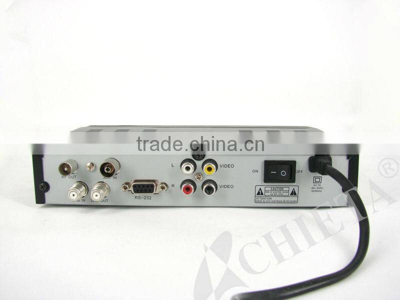 DVB-S Digital TV Satellite Receiver with RS-232 Update Software