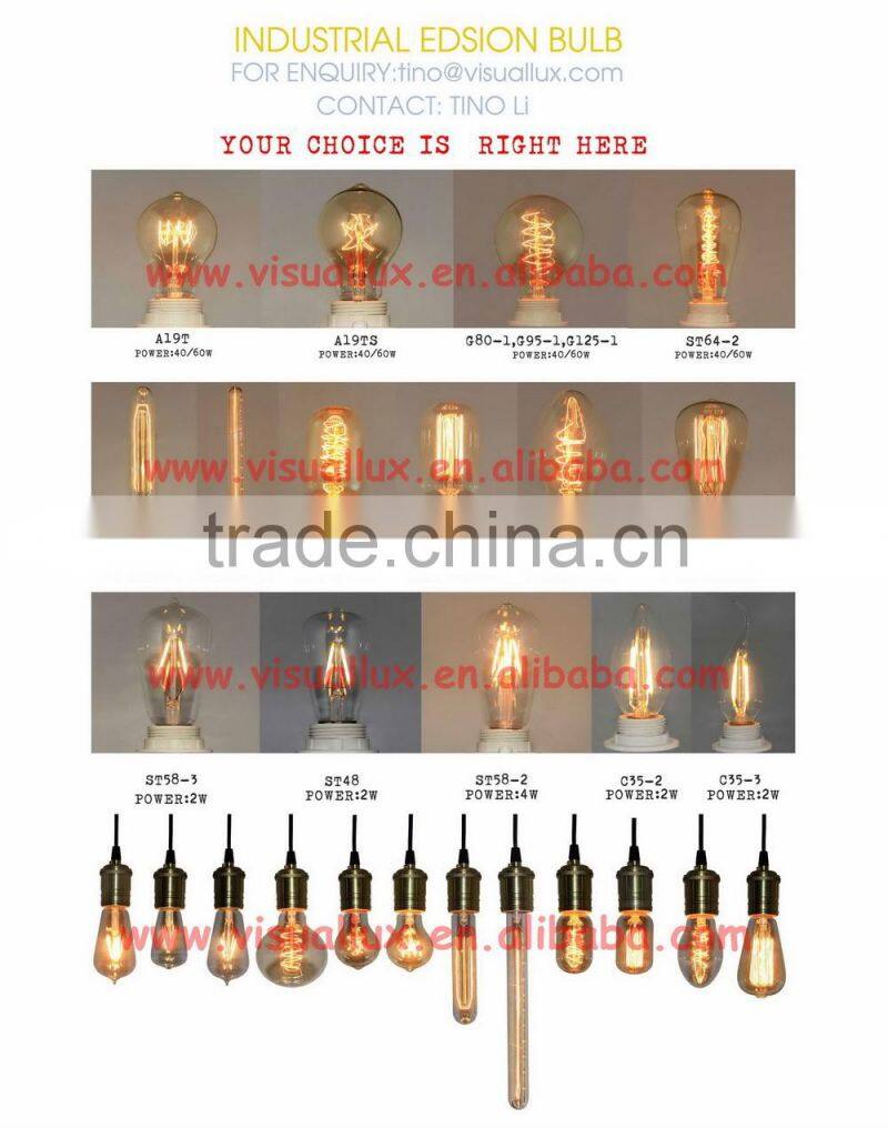 Edison Lighting Bulb G95-3W 110v~130v/220v~240v E27 Led Light Bulb Led Bulb