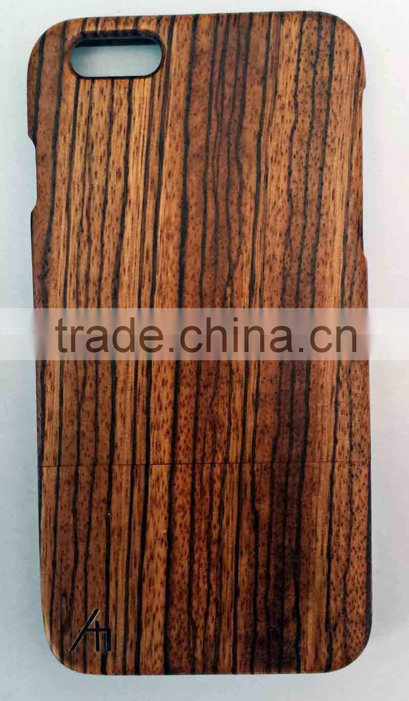 Zebra wood case for apple iphone6+