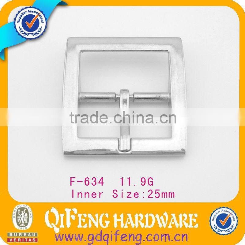 new design fashion silver zinc alloy metal square belt buckle suitable handbags qifeng f-634