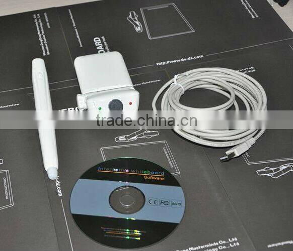 portable interactive whiteboard with laser pen writing for education